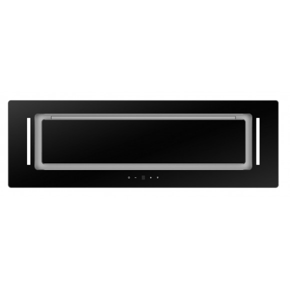 BGUM-9B Schweigen 90cm Black Glass Undermount Rangehood 